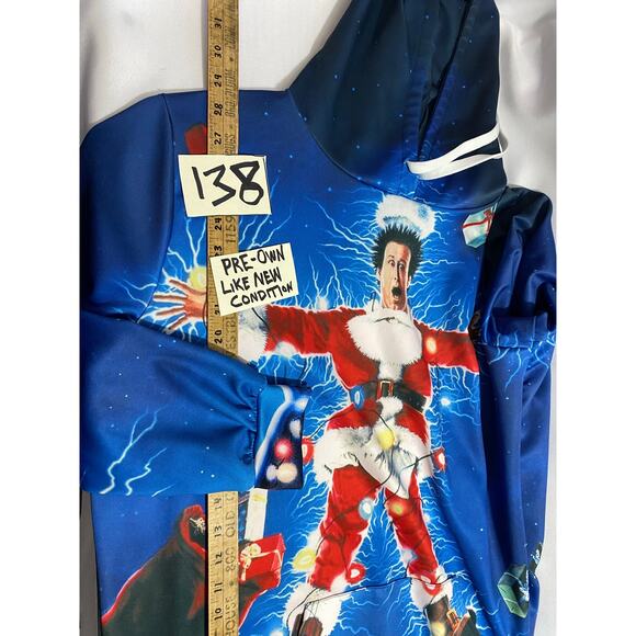 National Lampoon Christmas Vacation Clark Griswold Sweater Chevy Chase XL 23x29 - Picture 4 of 10